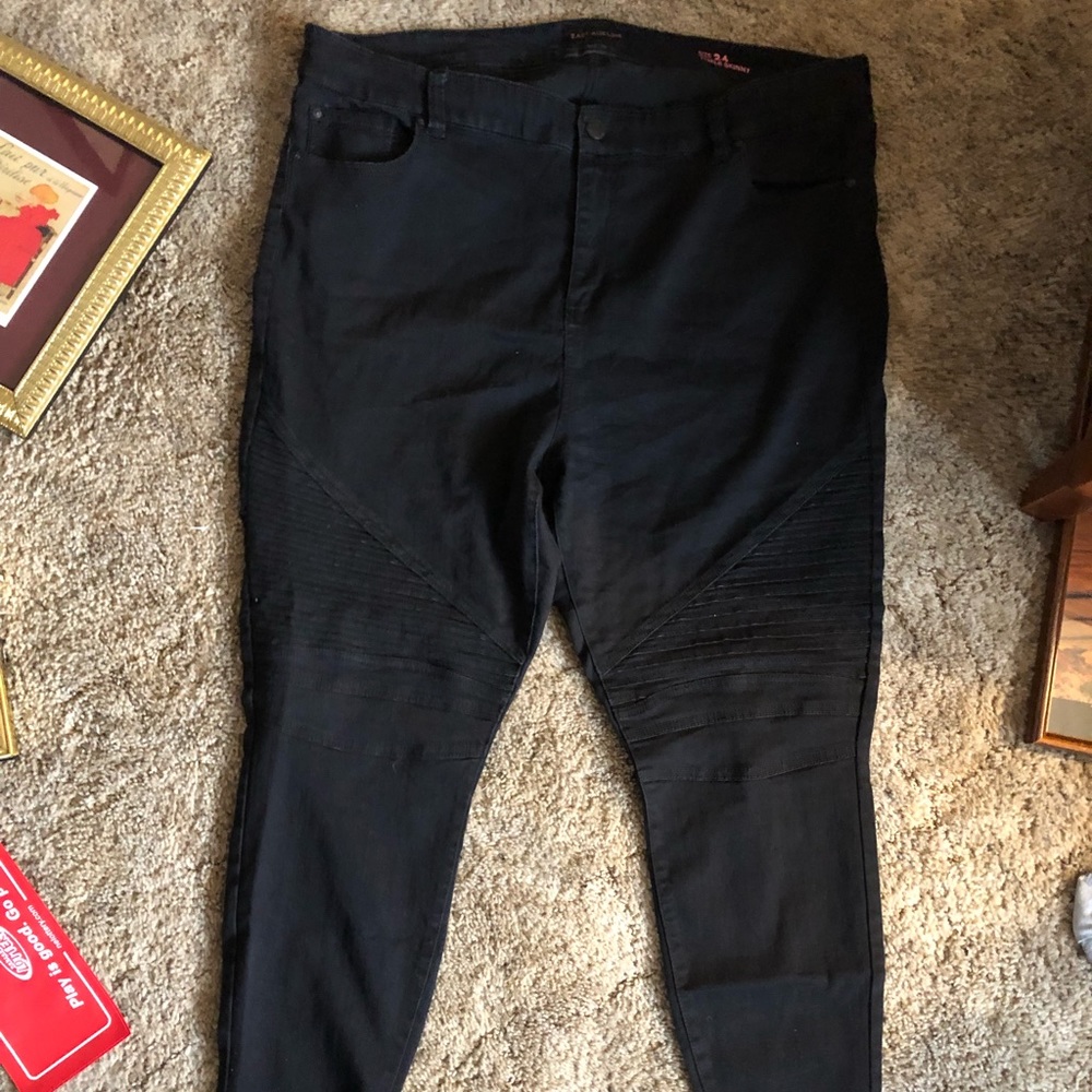East Adeline Moto-style Jeans, size 24